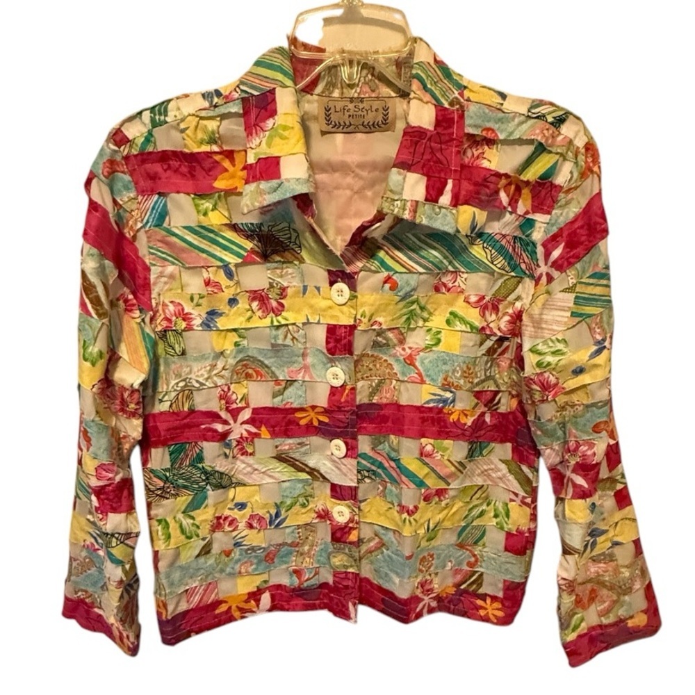Vintage‎ Life Style Petite Patchwork Jacket
